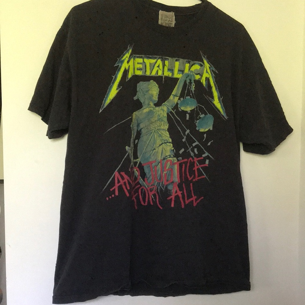furst of a kind vintage metallica shirt